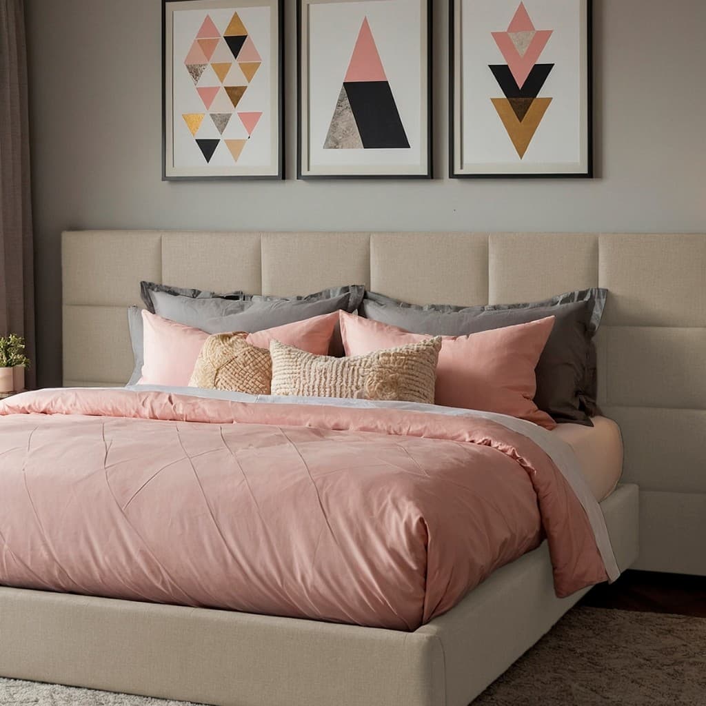 Kit Cabeceira Estofada Completa Adesiva em Modulos 40X30 para Cama de Solteiro Casal Queen King
