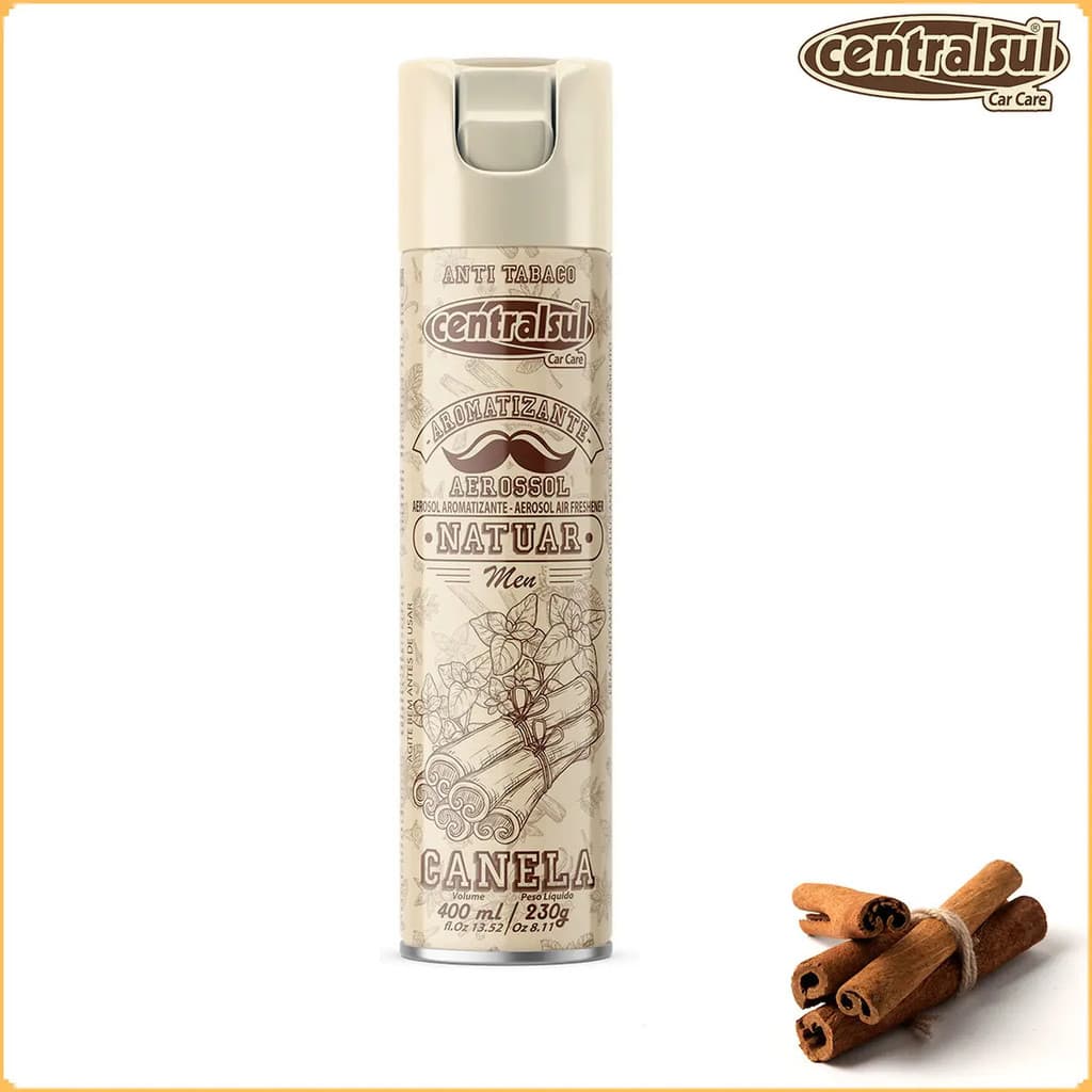 Centralsul Anti Tabaco Canela Aromatizante Elimina Odores Do Cigarro 400ml