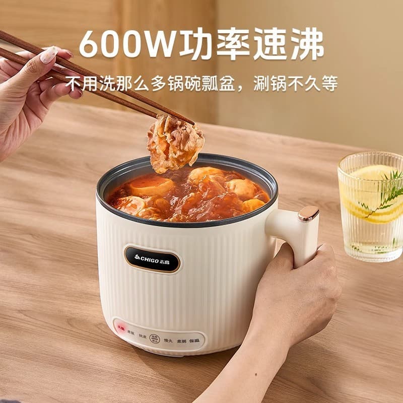 Z Zhigao Fogão Elétrico Multifuncional Dormitório de Cozinha Pequeno Fogão Elétrico Panela Quente Elétrica Panela de Mac
