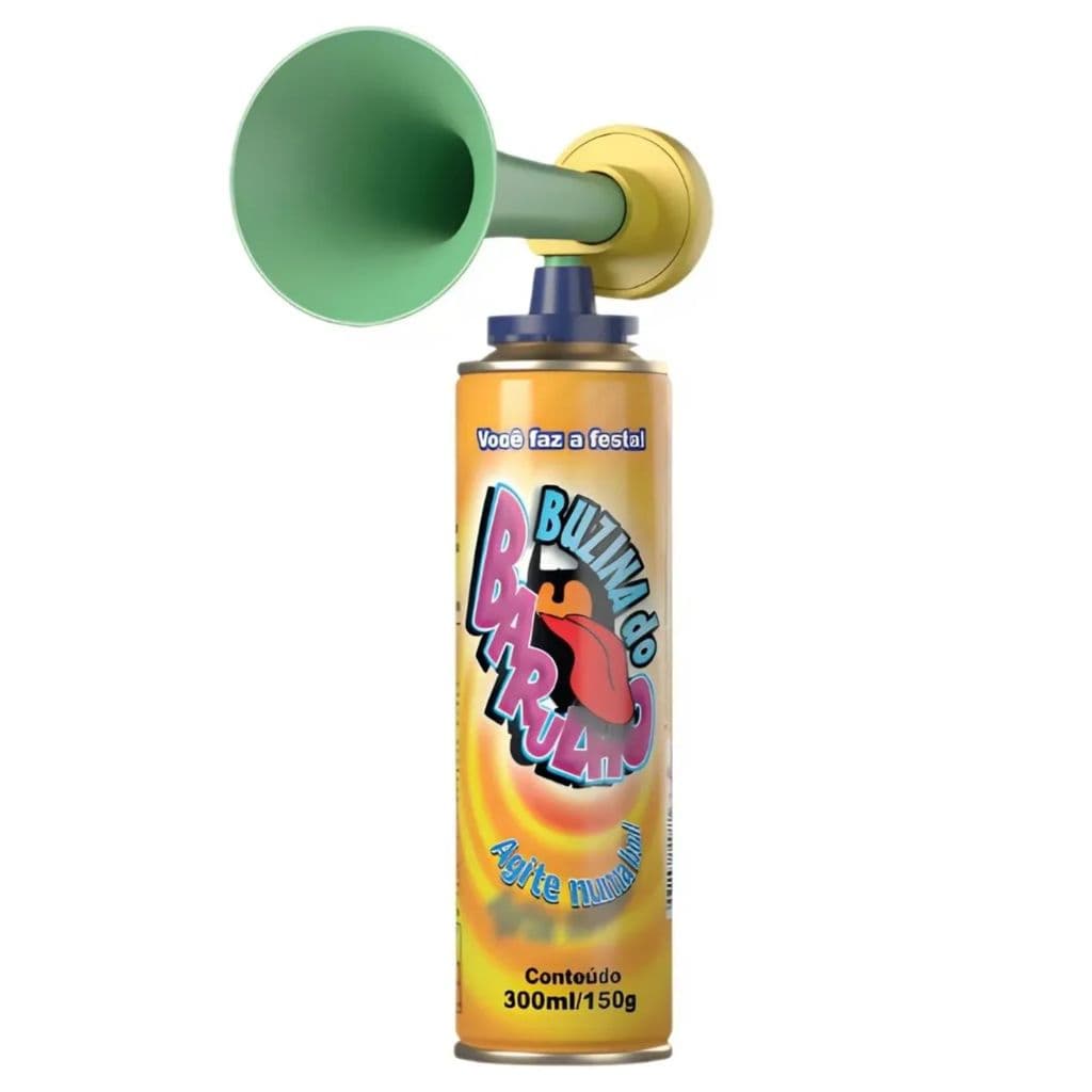 Buzina do Barulho Corneta + Tubo 300ml Copa do Mundo Som Alto e Potente
