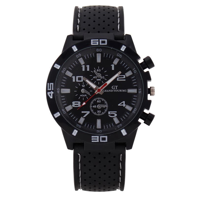 Relógio Esportivo Masculino Da Série De Corrida – Pulseira De Silicone Leve Perfeita Para Estudantes E Roupas Casuais Mo