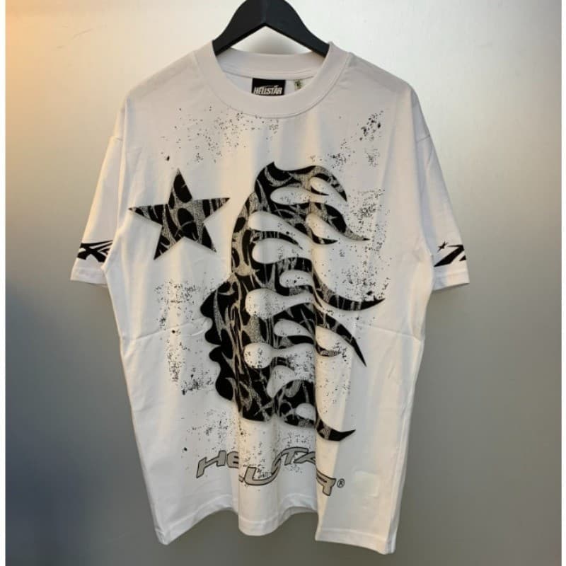 "Camiseta Oversized De Alta Qualidade - PACH THE PARADISE X Wenwu Summer - Estilo Exclusivo HELLSTAR Studios
