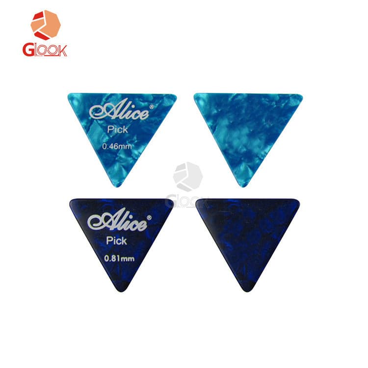 Palheta de guitarra Alice para tocar folk, guitarra elétrica para tocar rápido, palheta de material de celulose antiderr