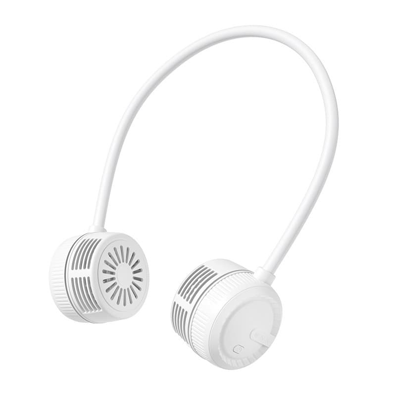 Estilo pendurado pescoço ventilador portátil Mini preguiçoso resfriamento dobrável pequeno USB esportes ao ar livre sem