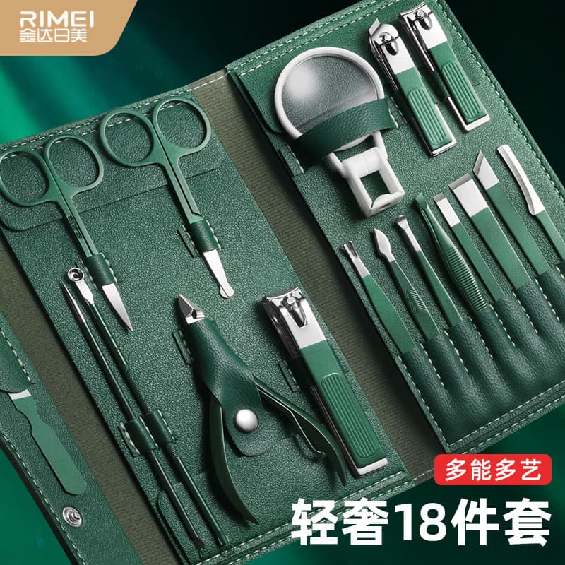 Conjunto de cortador de unhas doméstico cortador de unhas único cortador de unhas escavação de orelha Manicure homens mu