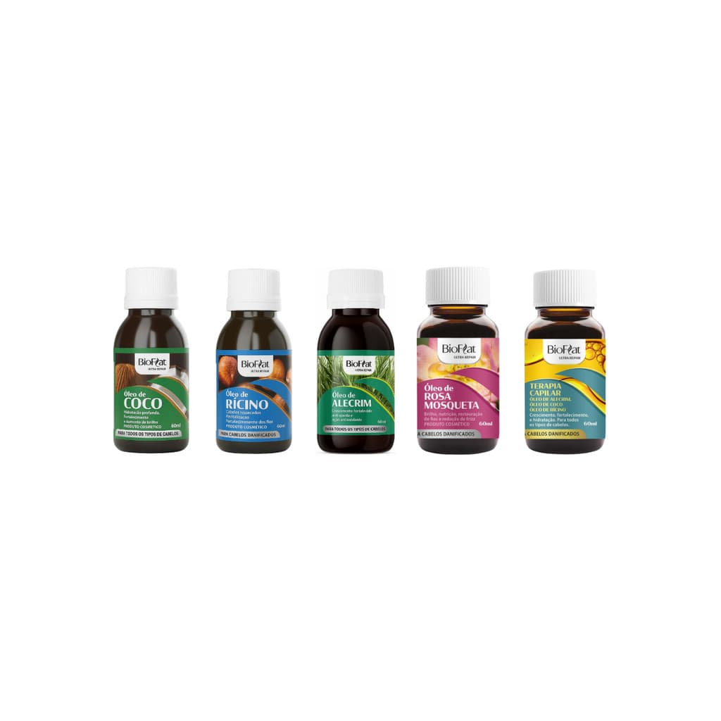 ÓLEO CAPILAR BIOFLAT 60ML - ESCOLHA O SEU