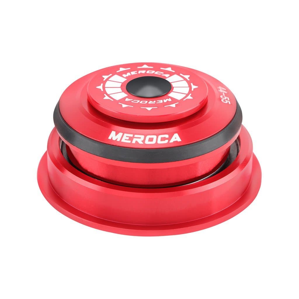 Conjunto de bicicleta Meroca, tubo do garfo, copo cônico, rolamento, tubo do garfo para bicicleta de montanha, eixo reto