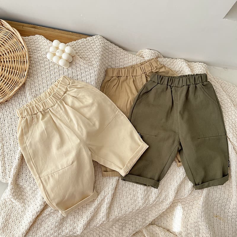 Calças casuais infantis primavera versão coreana meninos calças do bebê início do outono crianças roupas de outono moda