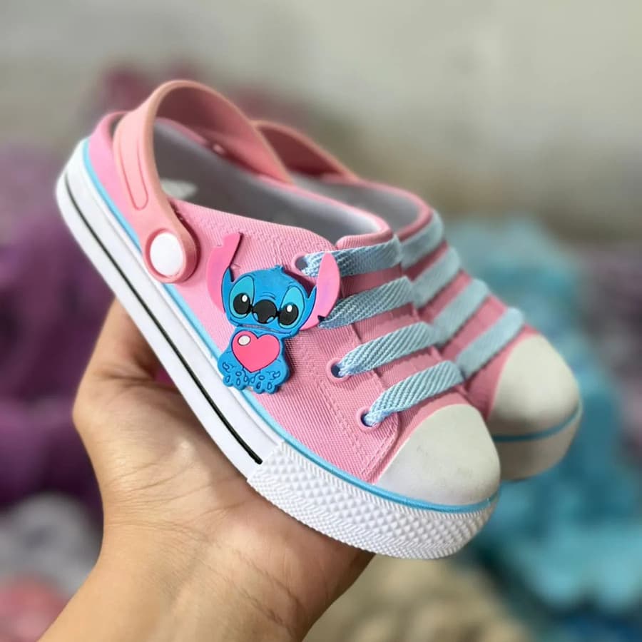 Babuche Infantil Menina Personagens Estilo Star Leve Confortavel Pratico Versatil Calce Facil
