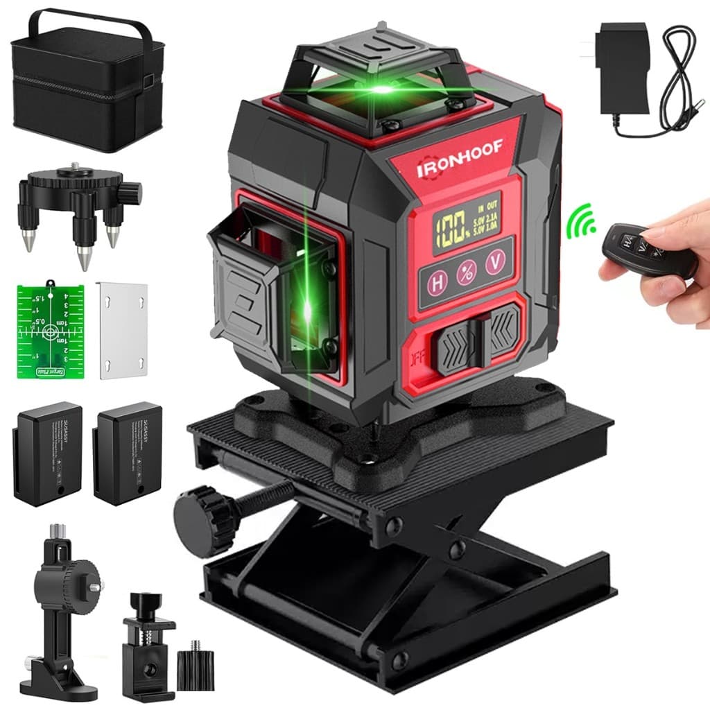 Nível Laser Verde 16 Linhas Autonivelamento Nível Laser Profissional Multiuso