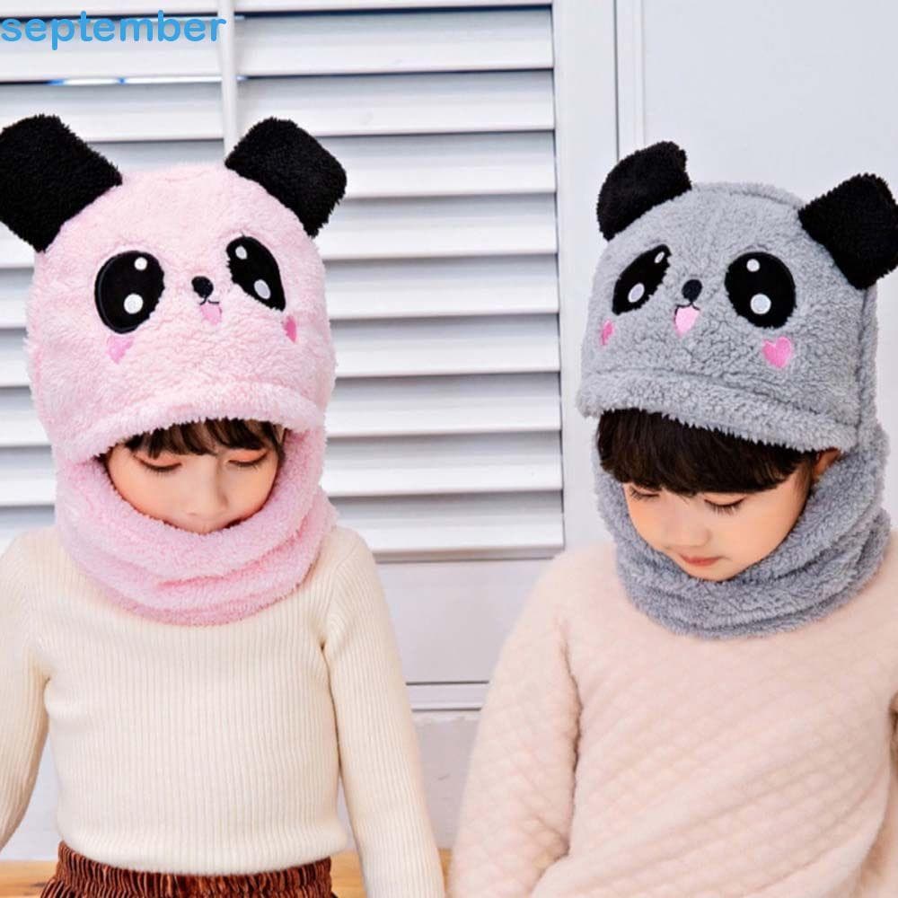 SEPTEMBERB Boné Infantil De Caxemira Dentro Do Pescoço Mais Quente De Lã Para Meninas Meninos Bonés Infantis