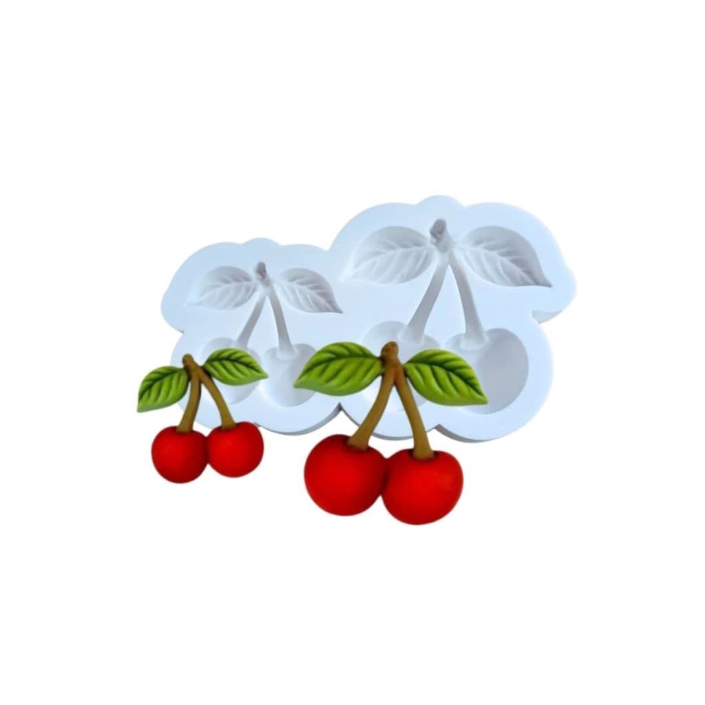 Molde Forma Silicone Cerejas Confeitaria Biscuit