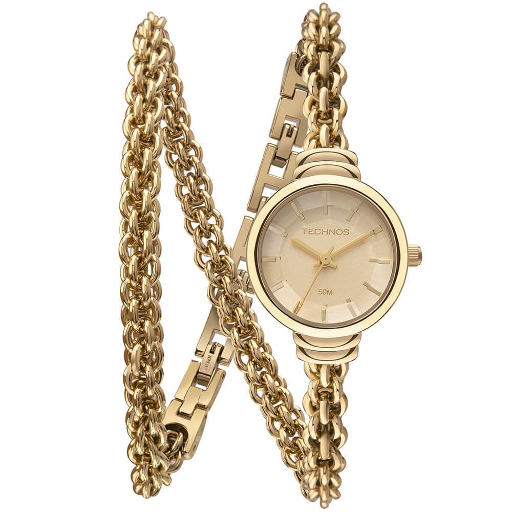 Relógio Technos Feminino Mini Joia Dourado - 2035NDO/1X