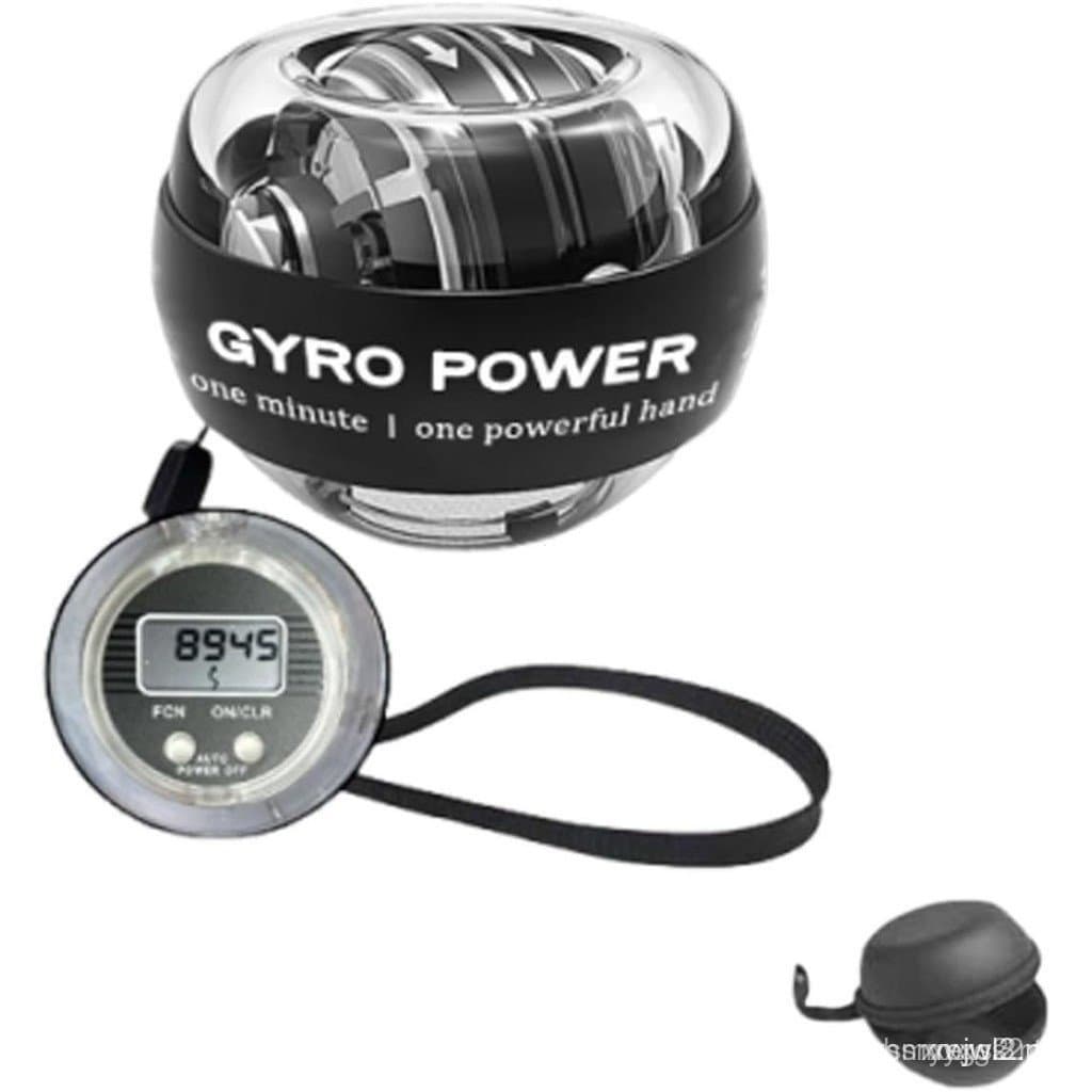 Fortalecedor de Punho Torque Ball com Contador, Exercitador de Mão Gyro Ball para Treinamento de Antebraço e Dedos, Exer