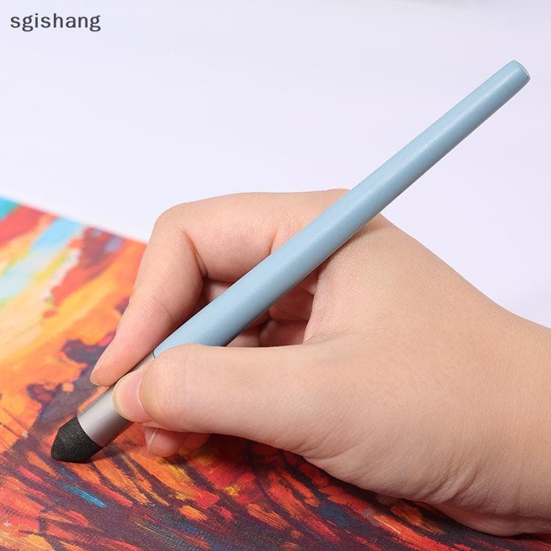 sg 1/3 Pçs Reutilizável Desenho Arte Liquidificadores Esponja Caneta Pastel Ferramenta Para Pintura A Óleo Lavável Esboç