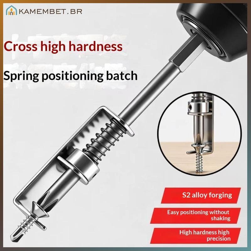 Kame 90mm Suporte De Parafuso Broca Cruz Chave De Fenda Bit Anti Queda Fixação Braçadeira Para Trabalhar Madeira Conveni