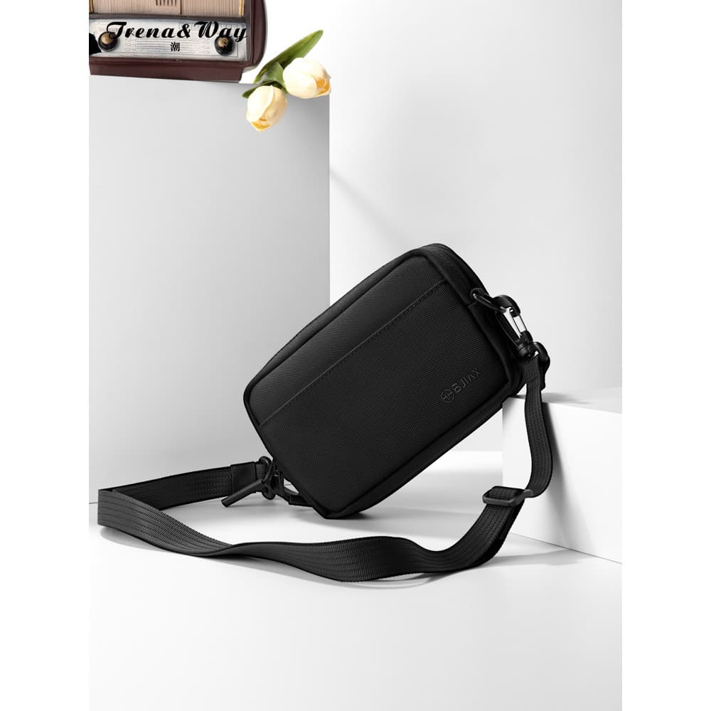 Bolsa mensageiro masculina, bolsa de mão Casual para viagem, moda masculina, à prova d'água, portátil, mudança de celula