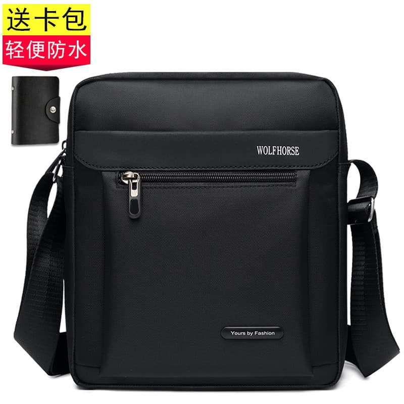 Bolsa de ombro masculina bolsa mensageiro mochila Casual à prova d'água de pano Oxford bolsa de viagem versão core