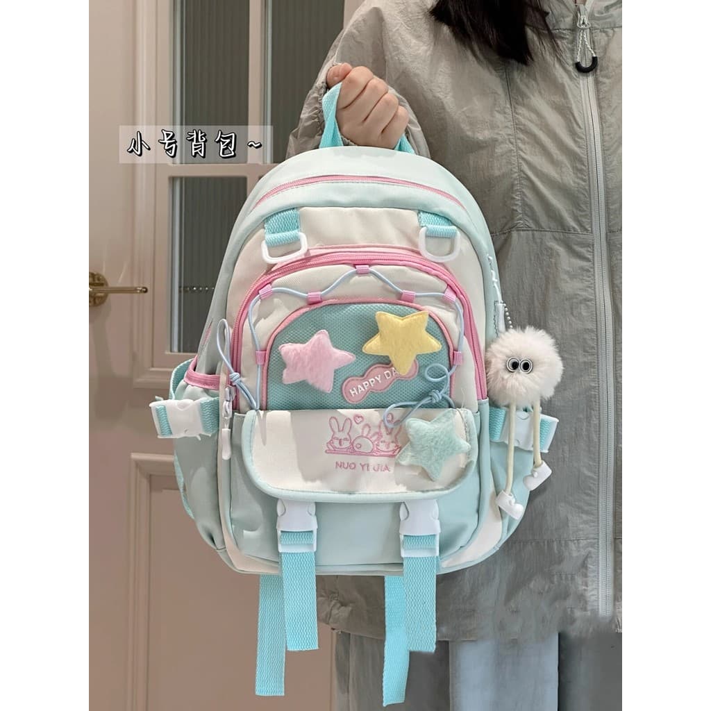 Japão Japão Japão ≈ 라고Rodling Mochila Estilo Preppy Pequena Mochila Fresca Feminina Mochila de Estudante do Ensino