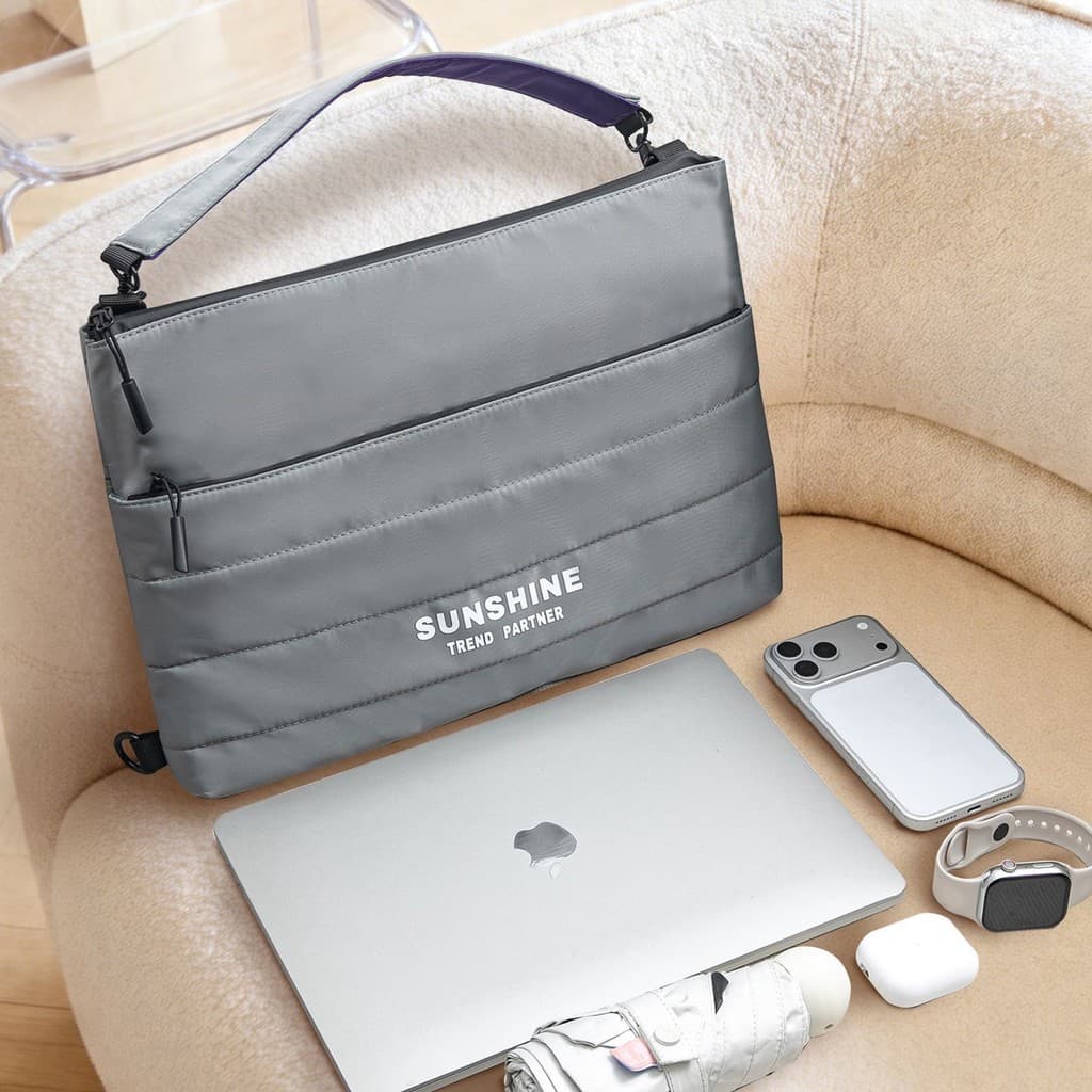 Multifuncional Notebook 47cm saco de computador High-End nicho resistente ao choque à prova de choque de um ombro portát