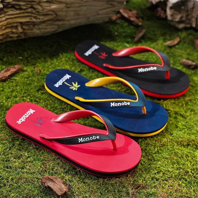 Chinelos de verão masculinos chinelos de borracha antiderrapante desodorante resistente ao desgaste