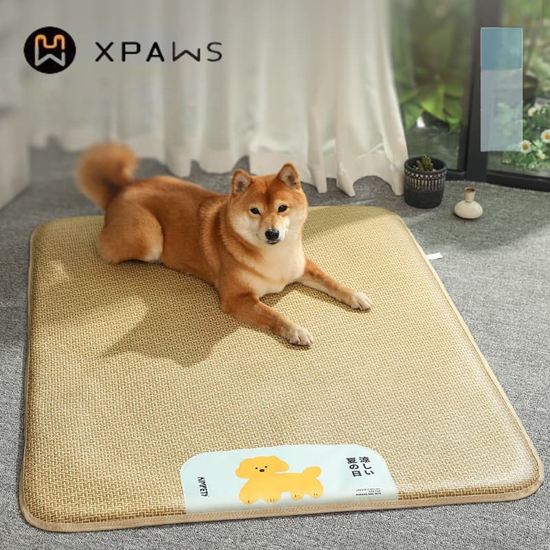 XPAWS tapete de cachorro para dormir, tapete de chão para animais de estimação, tapete de verão para gatos, à prova de u