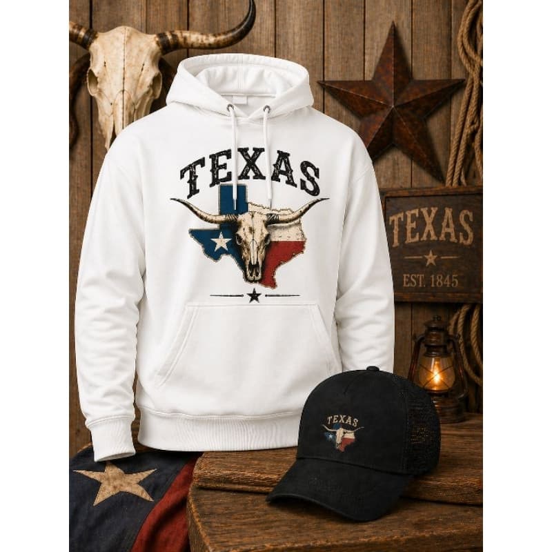 Moletom Unissex Country Texas Boi Blusa de Frio Quentinho Confortável