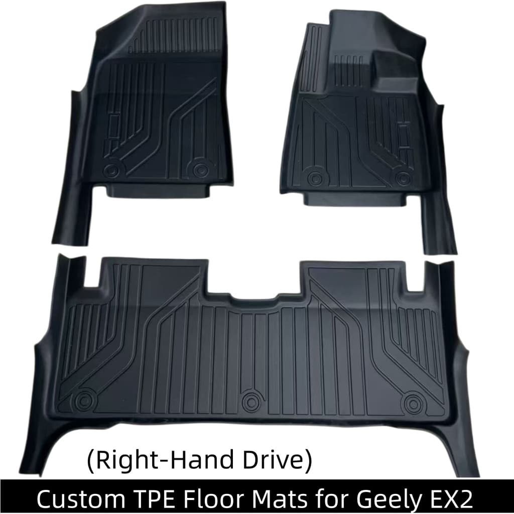 Adequado para 25 almofadas para pés Geely EX2 TPE 5D tridimensionais totalmente fechadas