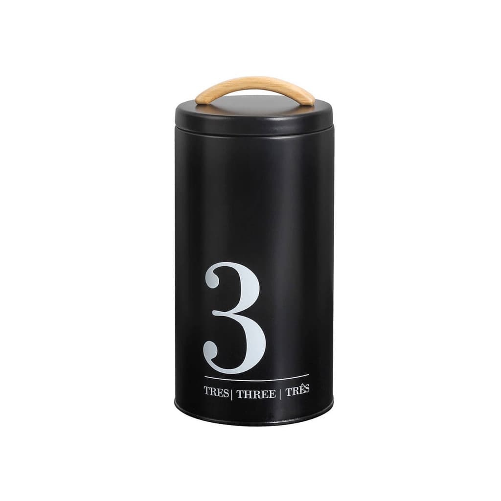 Porta Condimentos Metalla N3 Preto 1750 ml