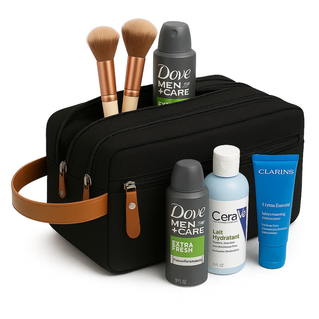 Necessaire Unissex Viagem Trabalho Organizador Impermeavel
