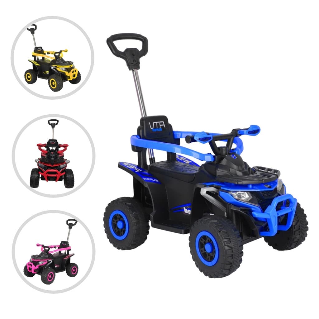 Quadriciclo Infantil C/ Empurrador Ride On Maxi Toys
