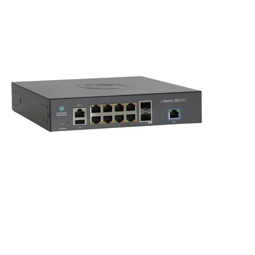 Switch Cambium 8 Portas Gigabit 2 Sfp Gerenciável Ex2010