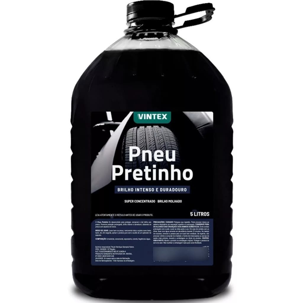 Pneu Pretinho Brilho Intenso Abrilhantador Vintex Vonixx 5l