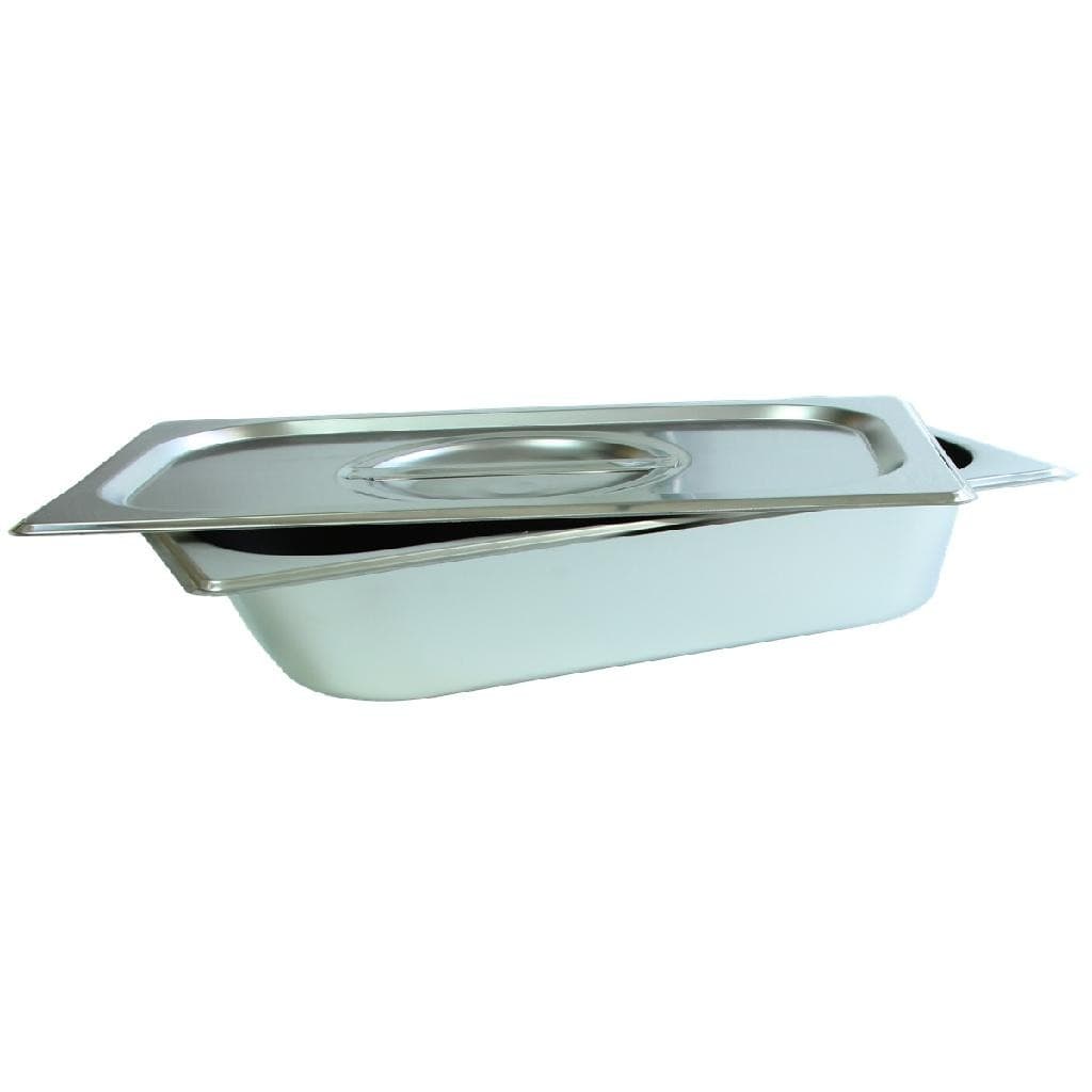 Cuba Gastronomica Inox Com Tampa 1/4x65 Gn Buffet Cozinha