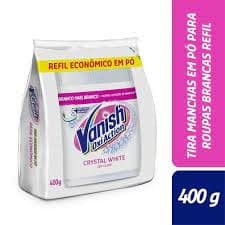Kit com 2 Vanish Tira Manchas Em Pó Crystal White Oxi Action 400gr
