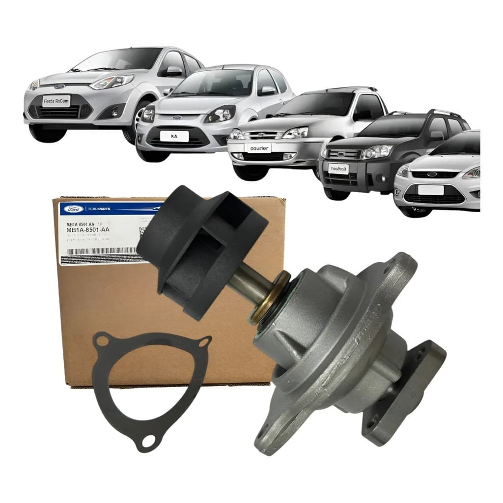 Bomba D'água Motor Ford Zetec Rocam 1.0 / 1.6 - 99/2014 Orig