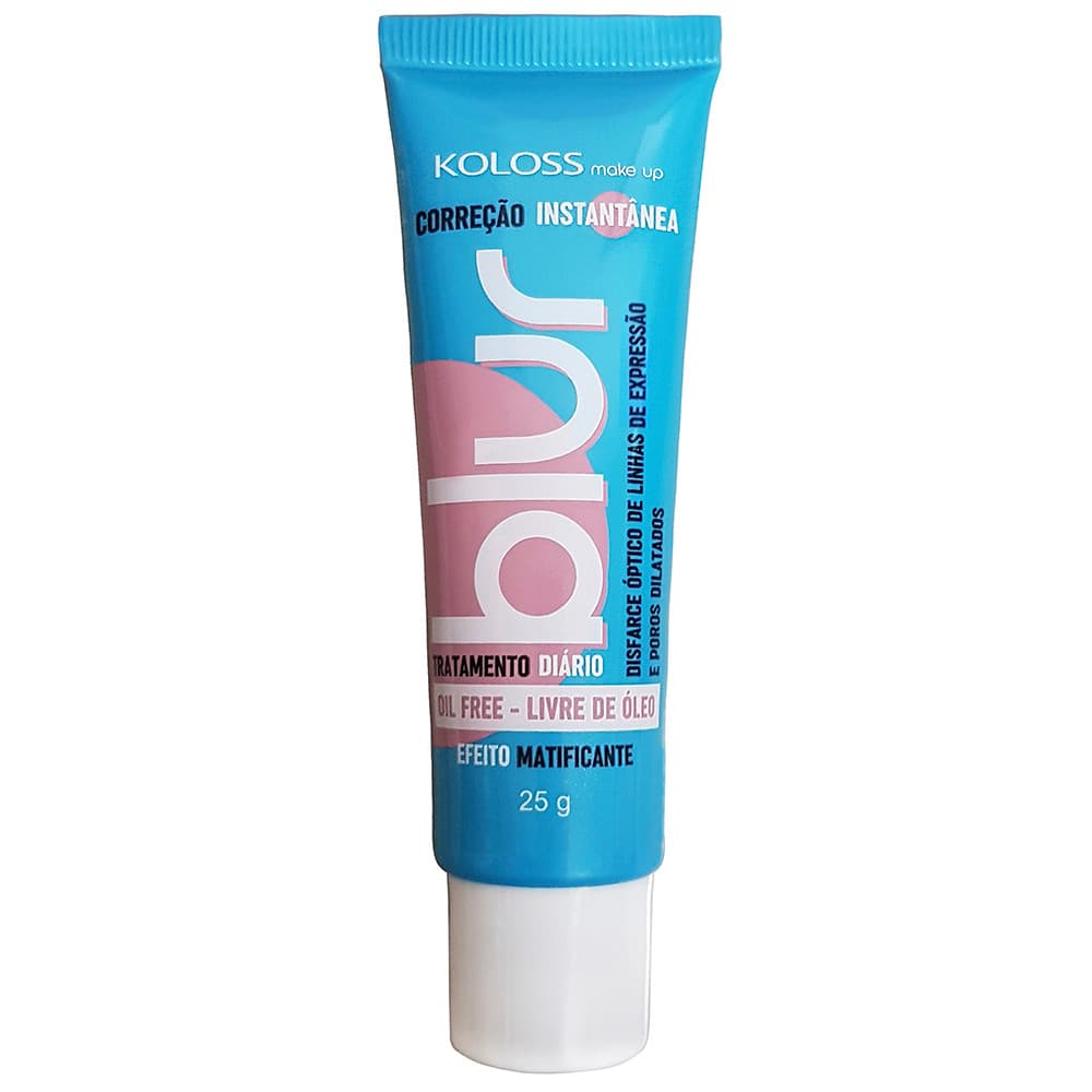 KOLOSS BLUR PRIMER FACIAL 25G – DISFARÇA RUGAS, POROS E BRILHO  EFEITO ÓPTICO