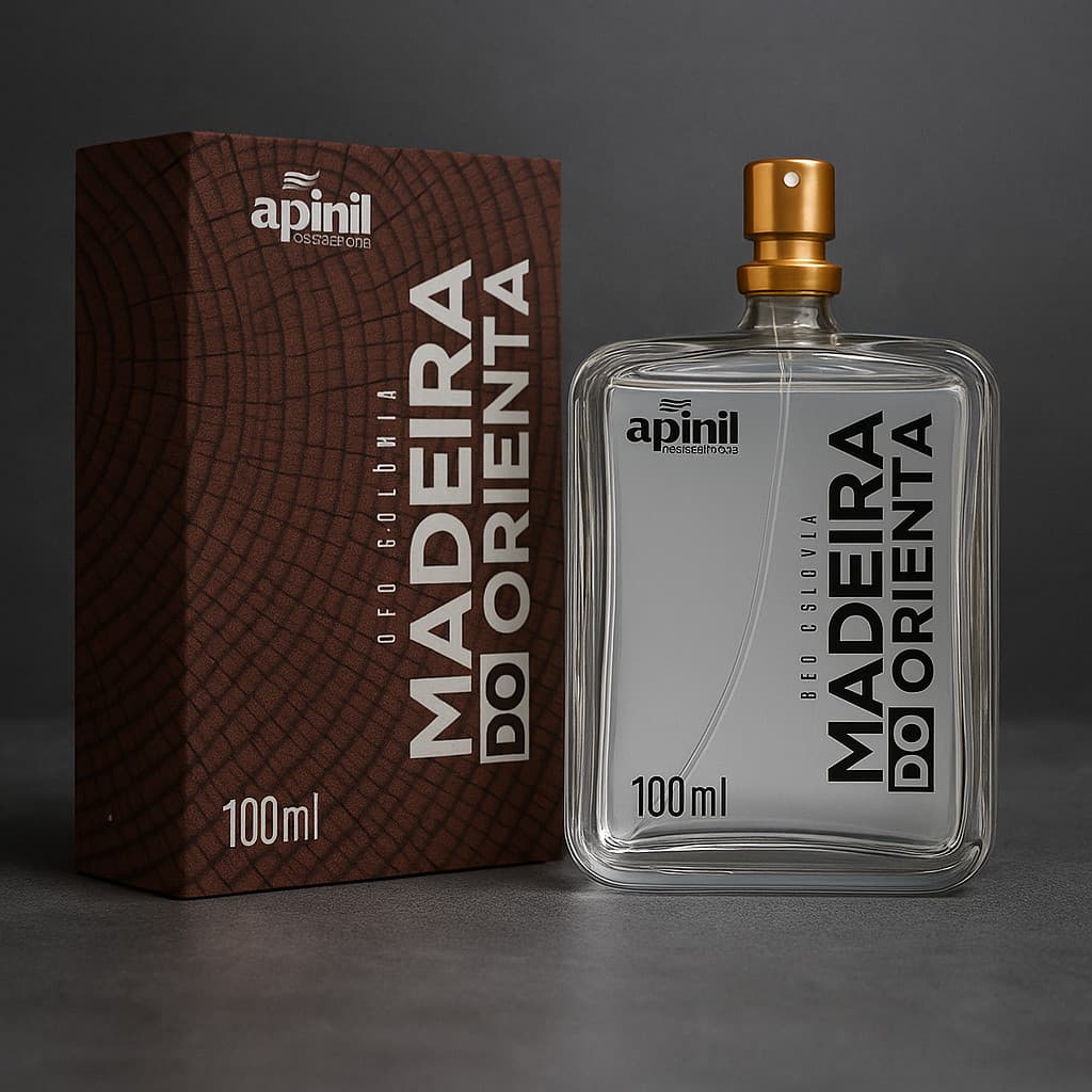 Perfume Masculino Apinil Madeira do Oriente 100ml – Amadeirado, Sofisticado, Oriental