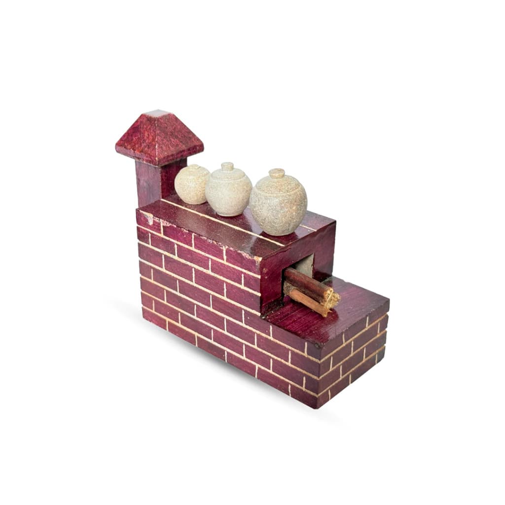 Fogão A Lenha Decorativo De Pedra Sabao Lindo Rustico