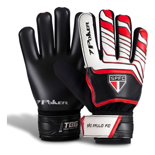 Luva Goleiro Infantil São Paulo Poker Tricolor Original Grip