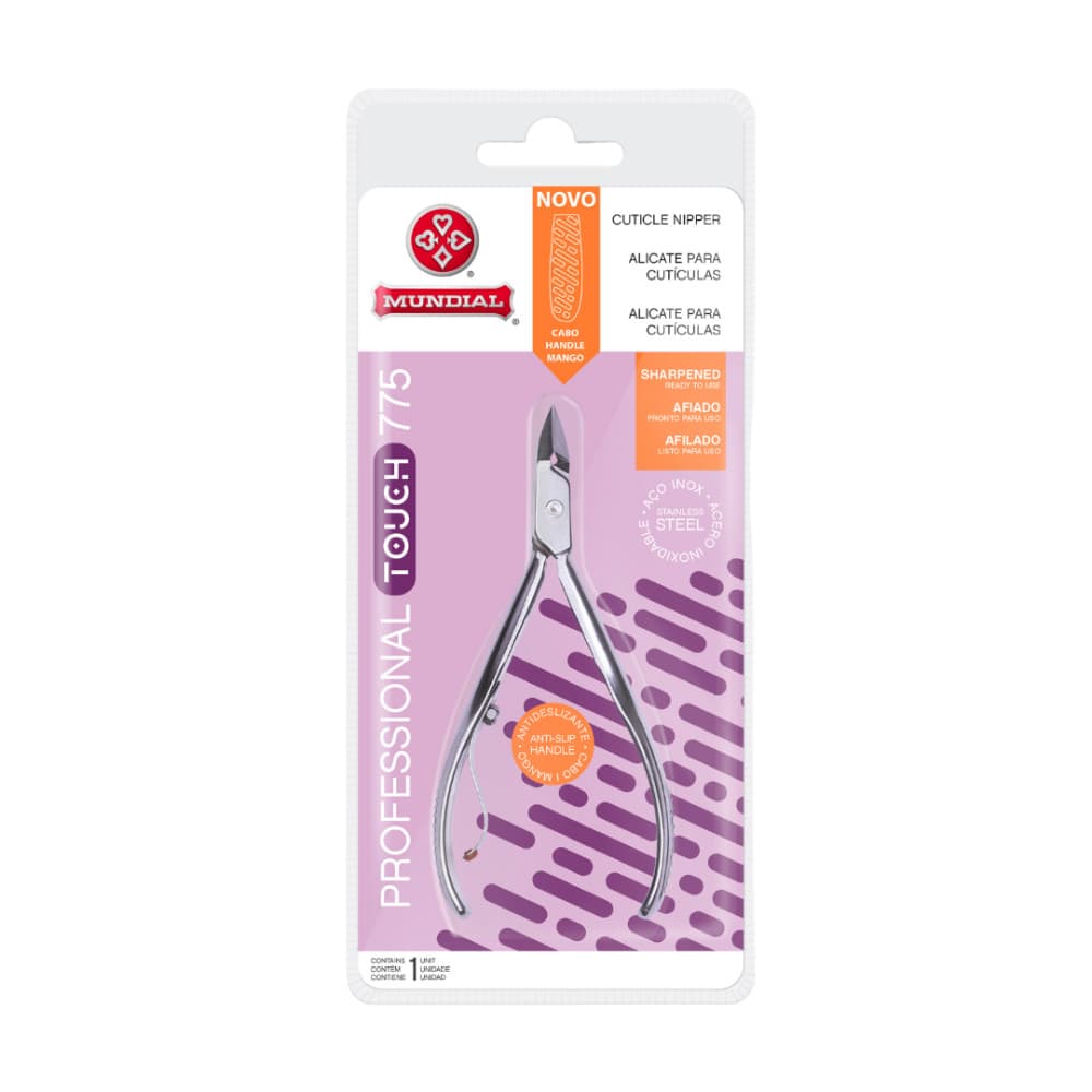 Alicate Para Cutículas Profissional Touch 775 Em Inox Mundial