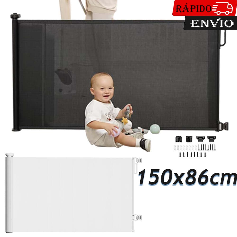 Portao Grade para Cachorros Grade de Protecao para Criancas Escalável Portao Portao Pet Grade de Protecao 150x86cm