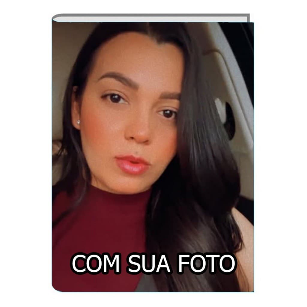 Caderno Brochura Pequeno ou Brochurão Grande com sua Foto
