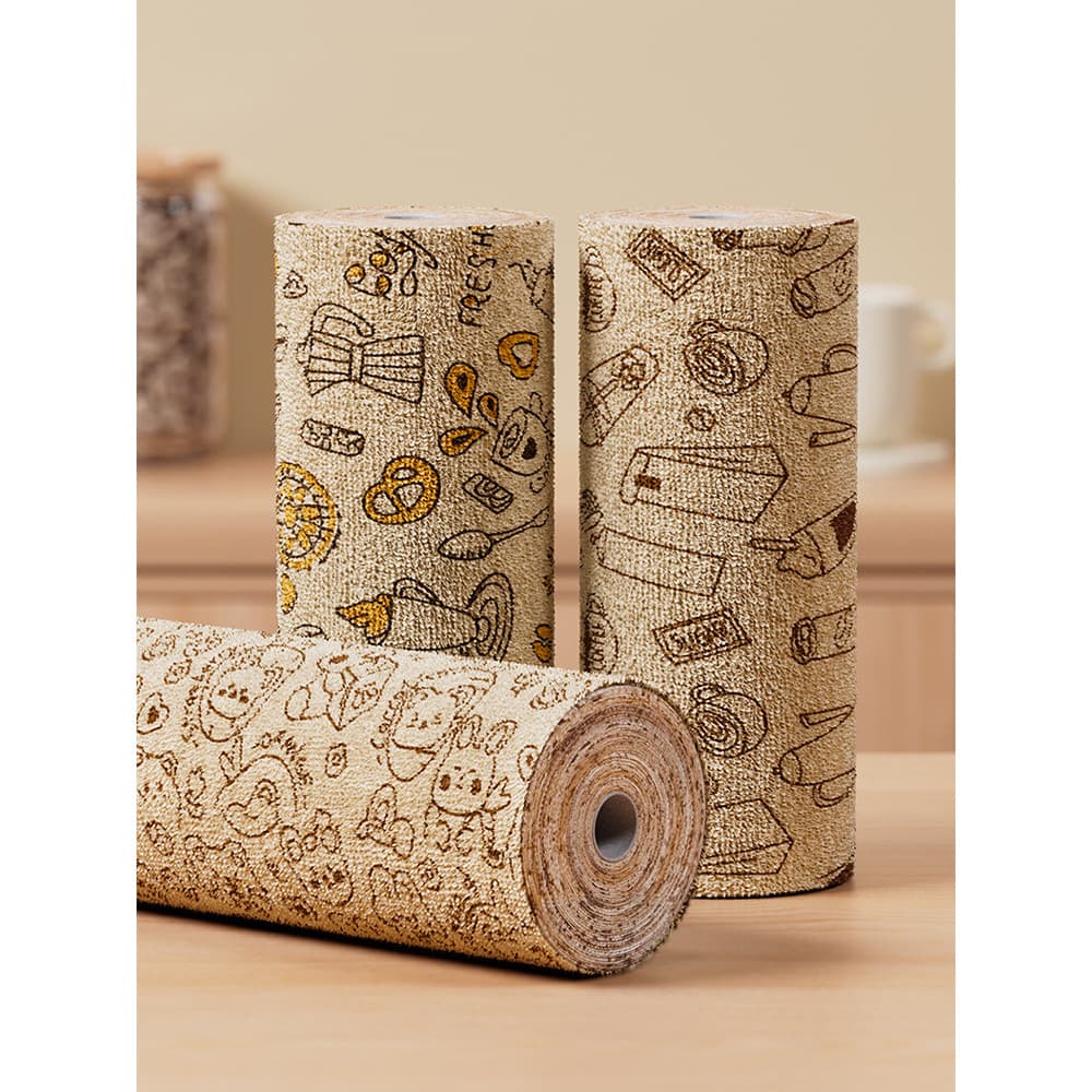Pano preguiçoso molhado seco dupla utilização absorvente de água absorvente de óleo cozinha papel especial Extra grosso