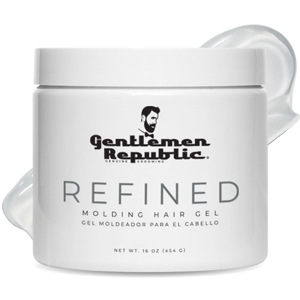 Gentlemen Republic Gel Capilar Refinado de 16oz para Homens - Produto Premium para Estilização de Cabelo Masculino, Fixa