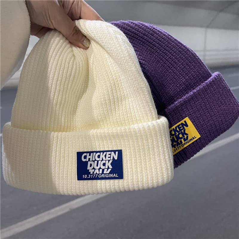 Chapéus De Malha Estilo Rua Americano De Alta Qualidade , Quentes , Unissex , Proteção De Ouvido , Gorros ,