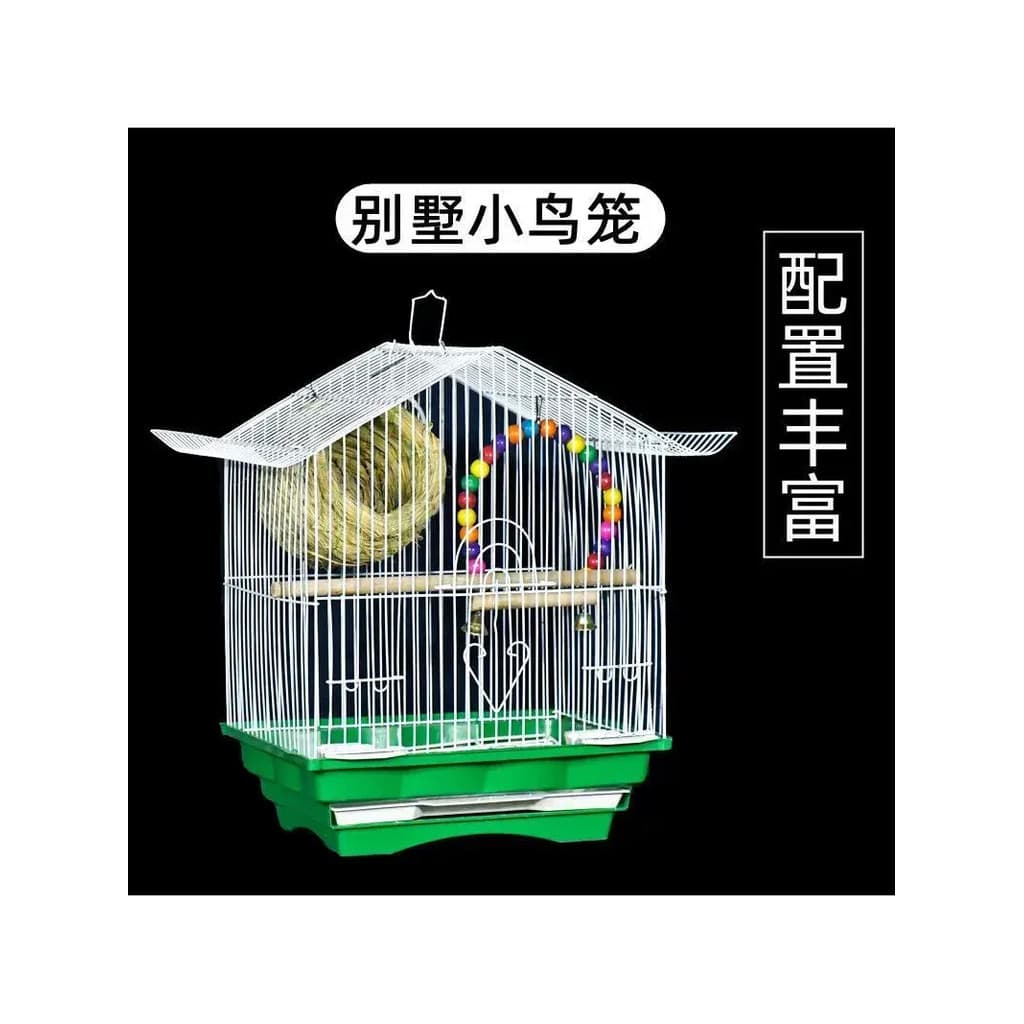 Pequena gaiola pequena Villa casa tipo gaiola budgeria gaiola periquito peônia papagaio gaiola periquito gaiola