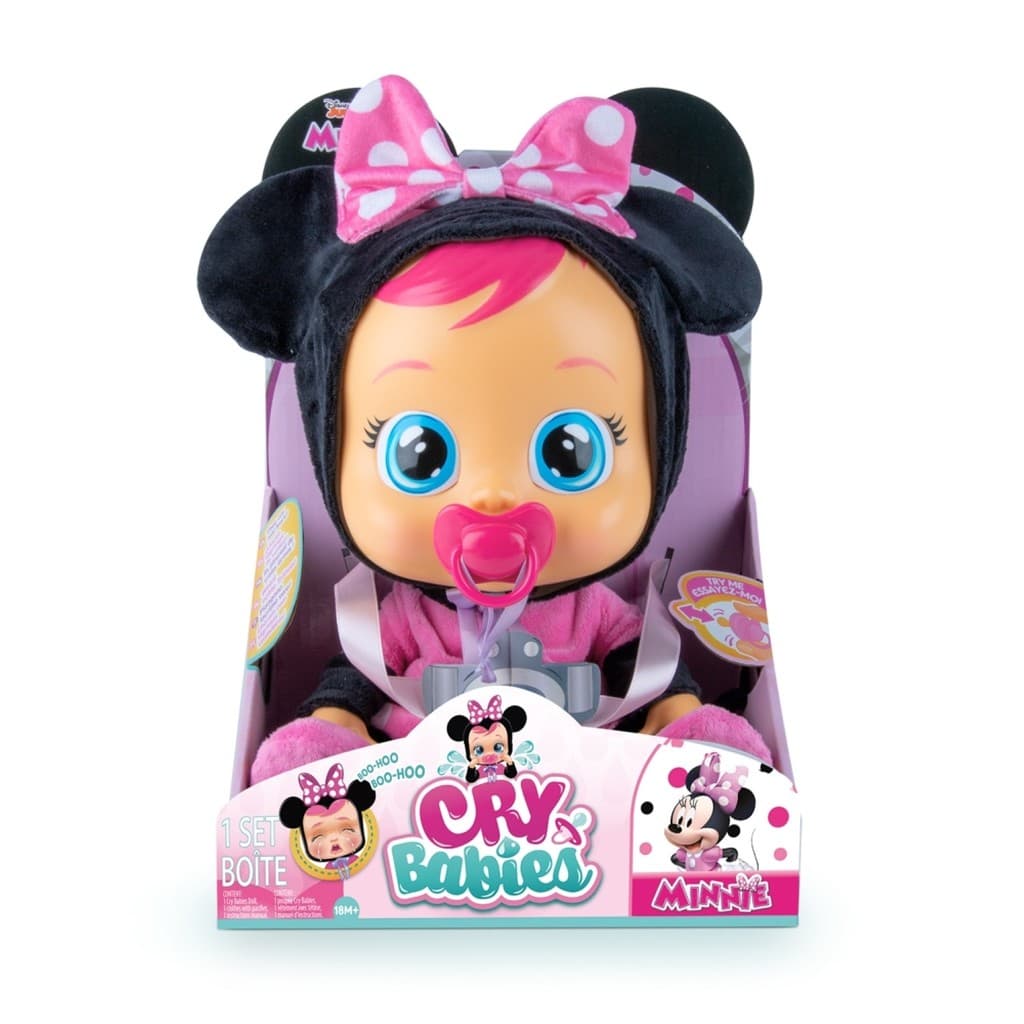Boneca Cry Babies Minnie Multikids - Chora Lagrimas De Verdade