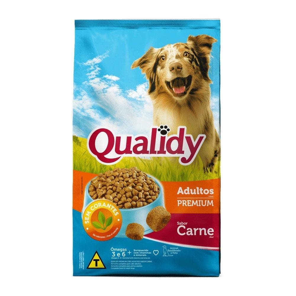 Ração para Cães Qualidy Premium Adultos Carne 15kg