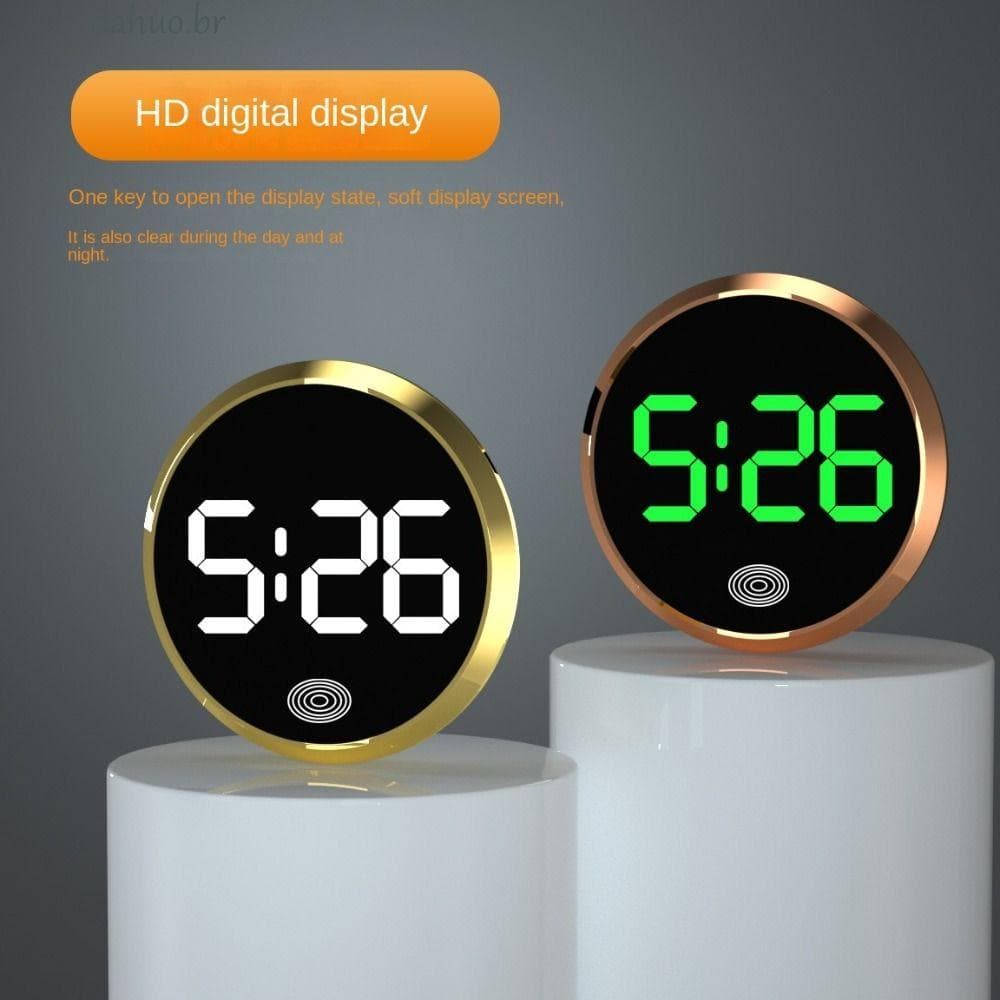 Relógio Do Painel Carro DAHUO , Digital Ativado Por Toque Inovador , Mini Luminoso Simples E Mudo Para Viagem